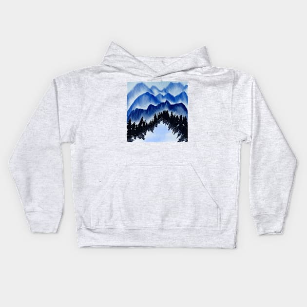 Forest Art Kids Hoodie by Shop Ovov